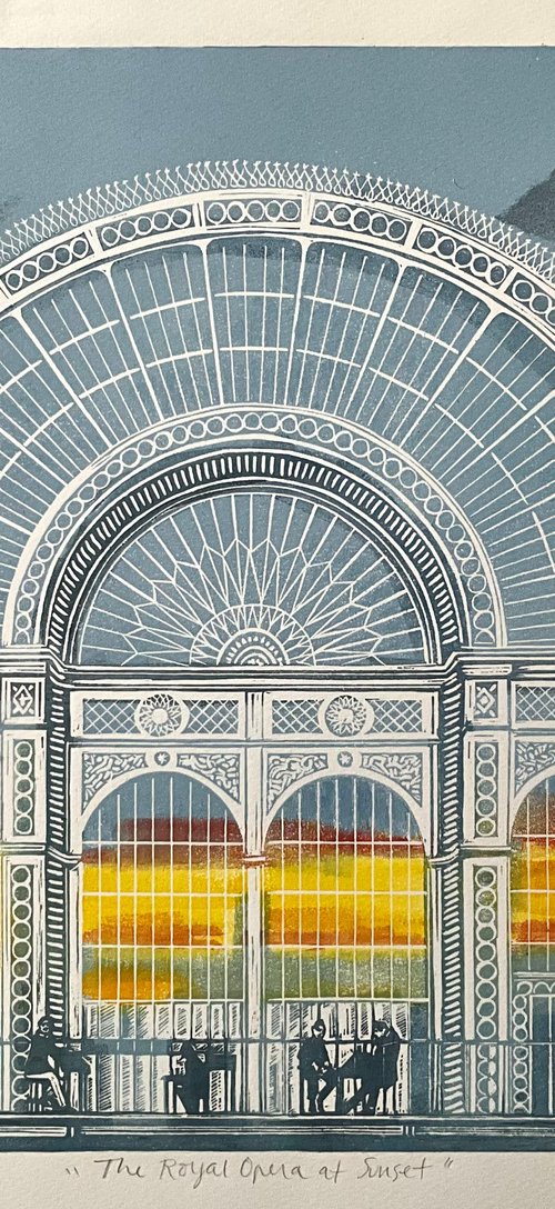 The Royal Opera at Sunset by Alison  Headley