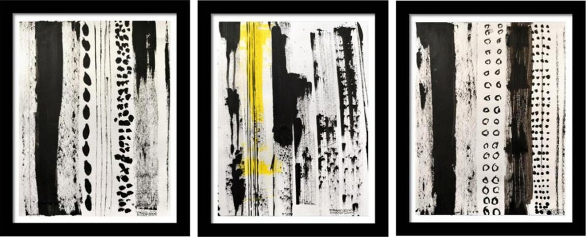 Organic Ink Drawing , Absolut Calm 3 By Francisco Santos, 35 X 14, Artwork For Sale On Artfinder