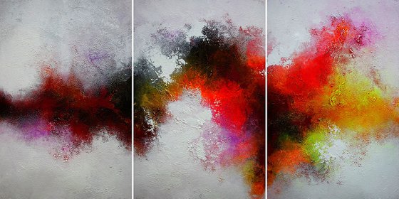 Abstract triptych / 3 in 1 / Performance N5