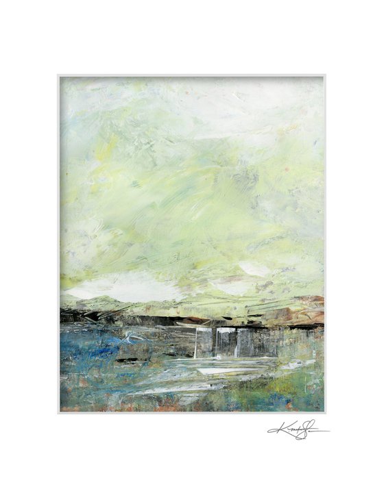 Serenity Walk 152 - Abstract Landscape Painting  by Kathy Morton Stanion