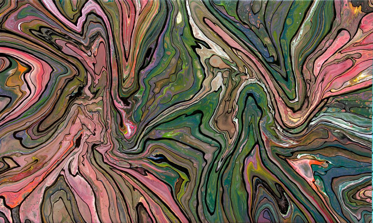 Fluid art - 6 by Arati Mishra