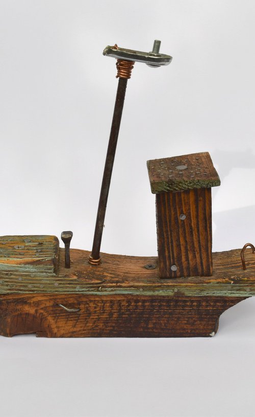 wooden ship "Marlin" by Goran Žigolić Watercolors