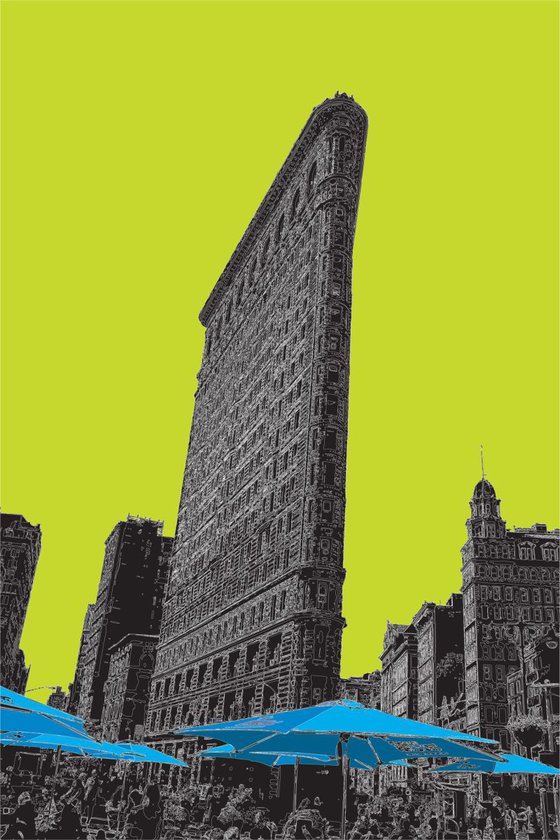 The Flatiron Building 2 NY on lime