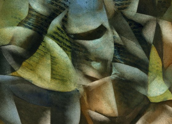 male nude abstract