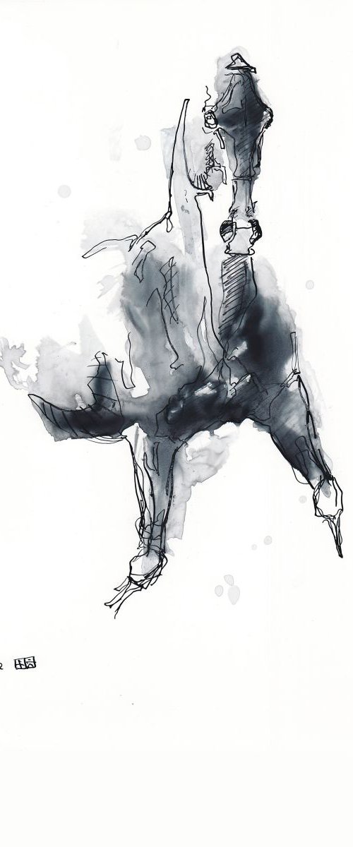Equine Nude 121 by Benedicte Gele