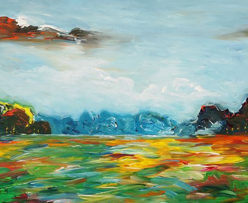 Slim: Summer Landscape 1 by Peter Nottrott