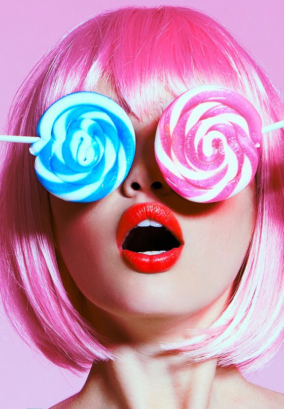Candy Warhol - By TOMAAS prints under acrylic glass for sale