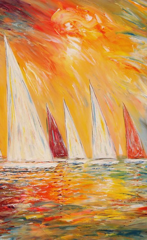 Sunny Sailing Regatta M 2 by Peter Nottrott