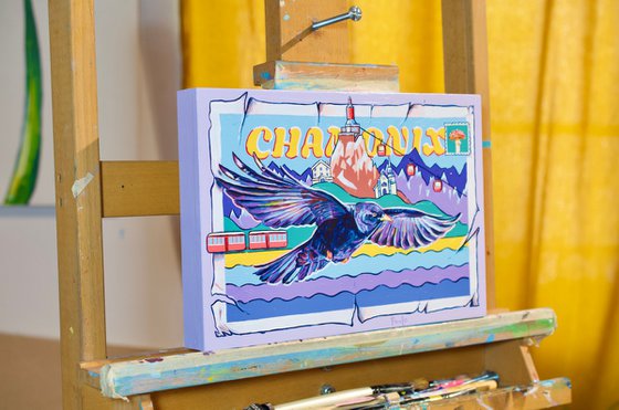 Chamonix Postcard