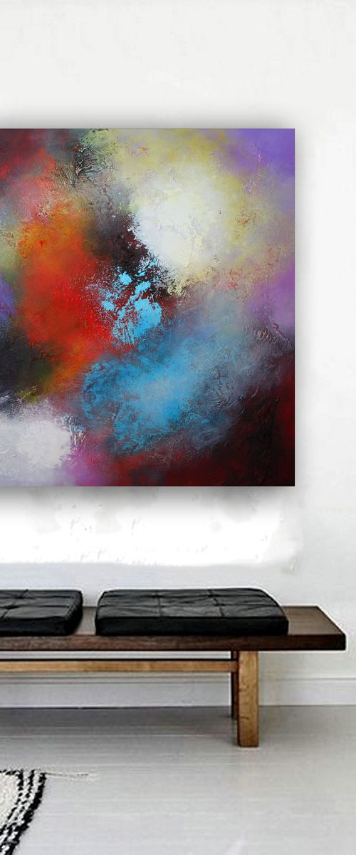 abstract painting straight out of my studio in Manchester / Saga N34 by Alex Senchenko