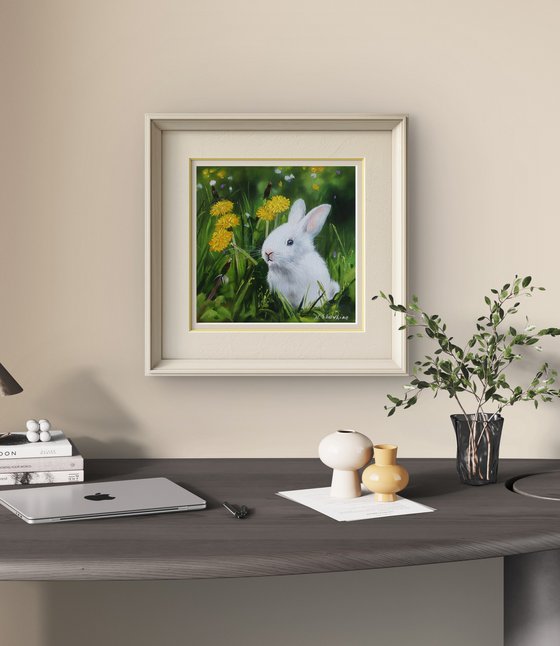 Bunny and Dandelions