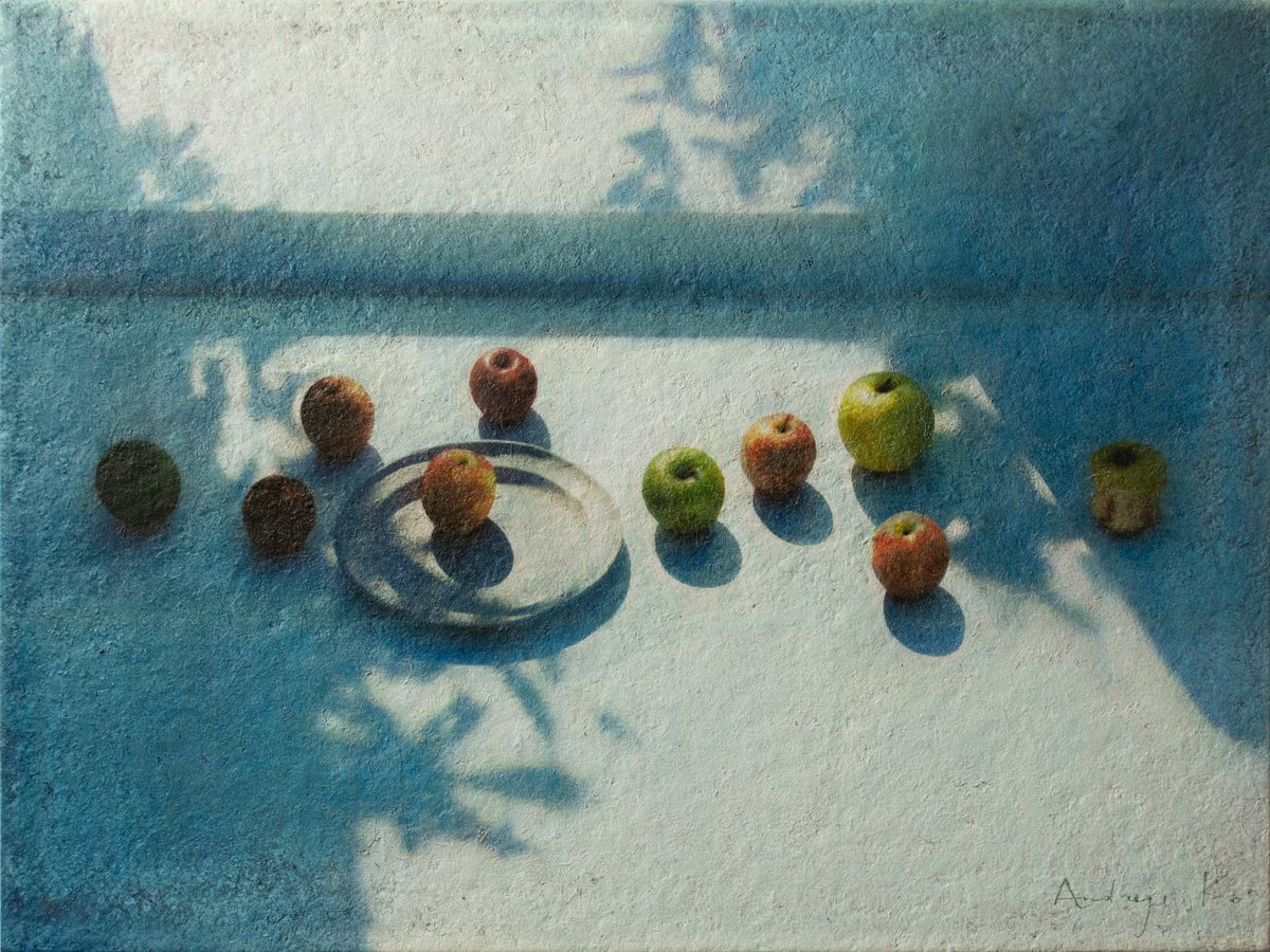 Apples on the Windowsill by Andrejs Ko