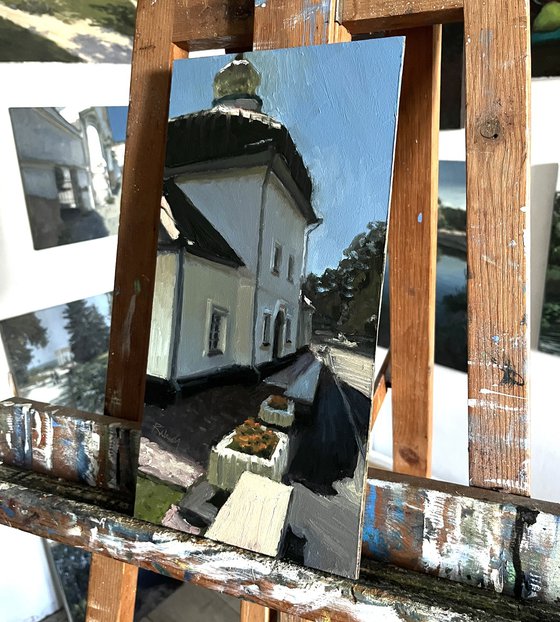 Church under the rays