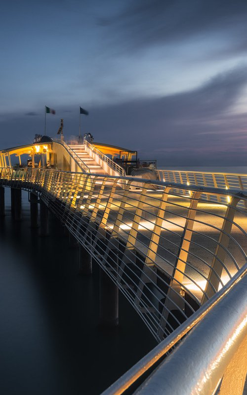 THE JETTY - Photographic Print on 10mm Rigid Support by Giovanni Laudicina