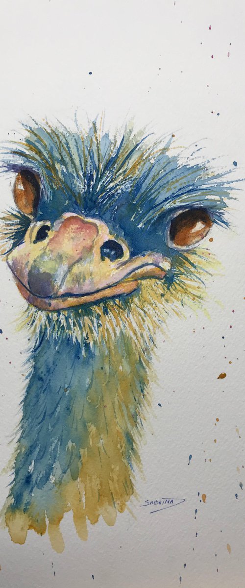 Ostrich #2 by Sabrina’s Art