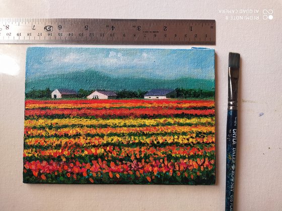 Set of Three Floral Meadows