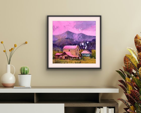 A fabulous Mountains landscape