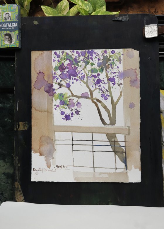 Violet blossoms