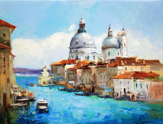 "Cathedral of Santa Maria della Salute. Venice"