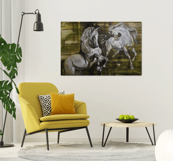 Dance with me. Horses