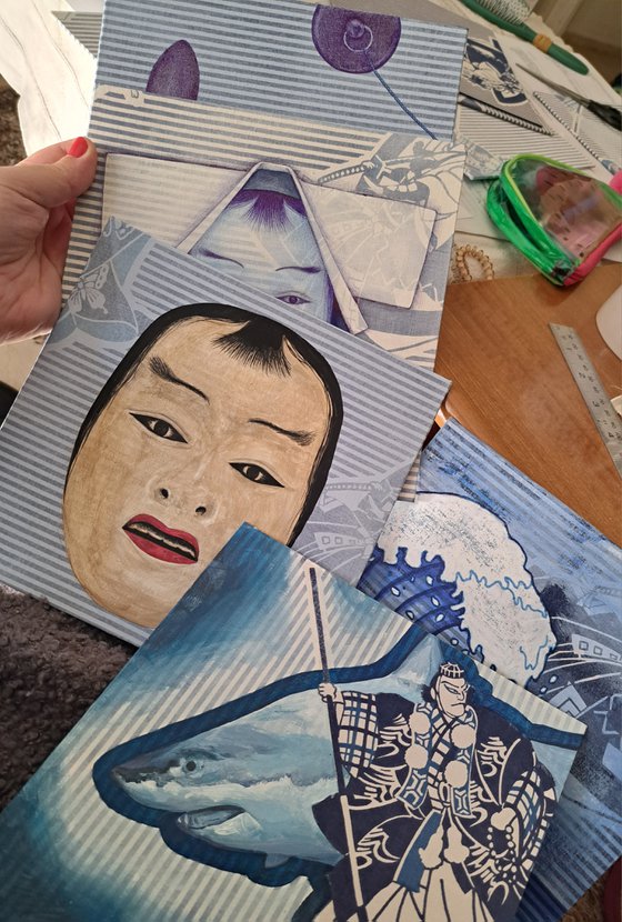 Samurai and shark