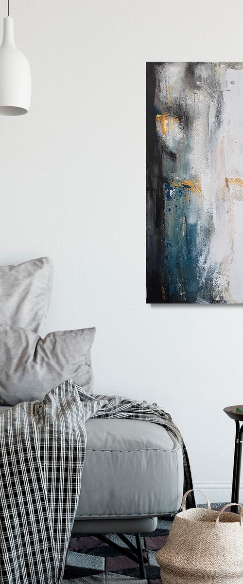'COASTAL COLORS' abstract colorfield | seascape by Stefanie Rogge