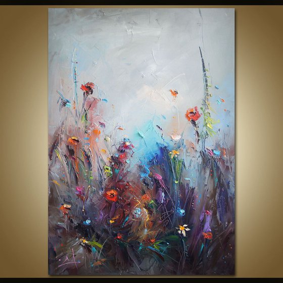 Wild nature, Oil Painting