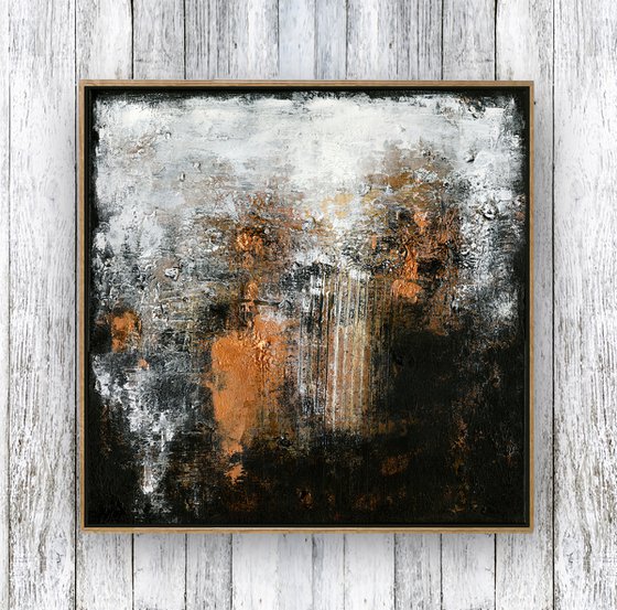 Lost In A Mystical Creation 3  - Abstract Textured Painting  by Kathy Morton Stanion