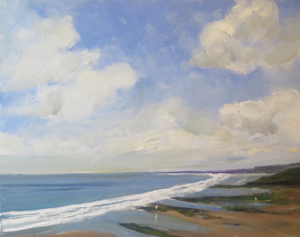 Scarborough, July 26 By Malcolm Ludvigsen, 30 X 24, Artwork For Sale On Artfinder