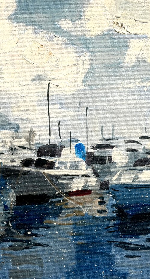 Quiet Morning at the Marina by Paul Cheng