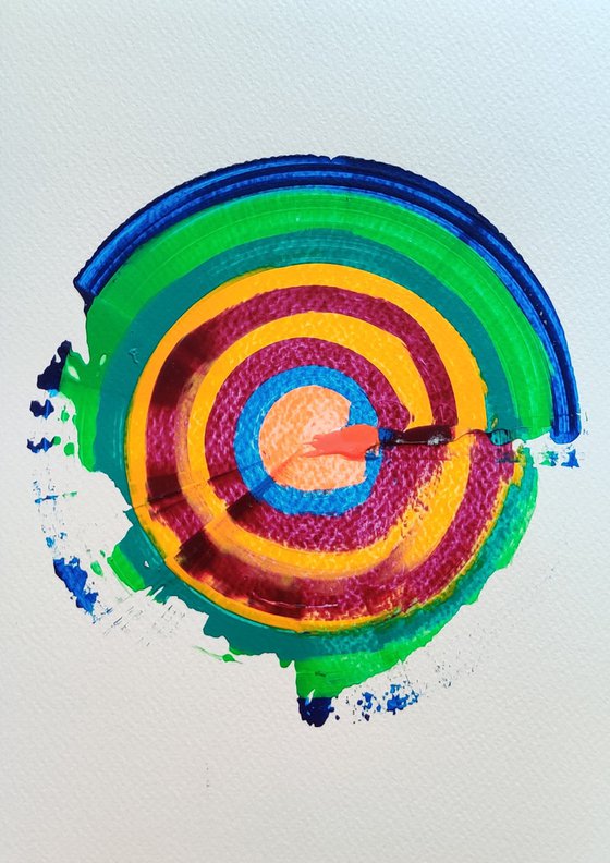 Circle Story - 49 (Triptych)