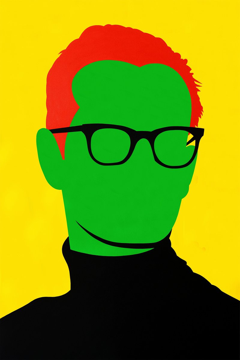 Faceless Portrait - Andy Fletcher (Depeche Mode) by Pop Art Australia