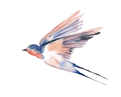 Swallows No. 49 by Elizabeth Becker
