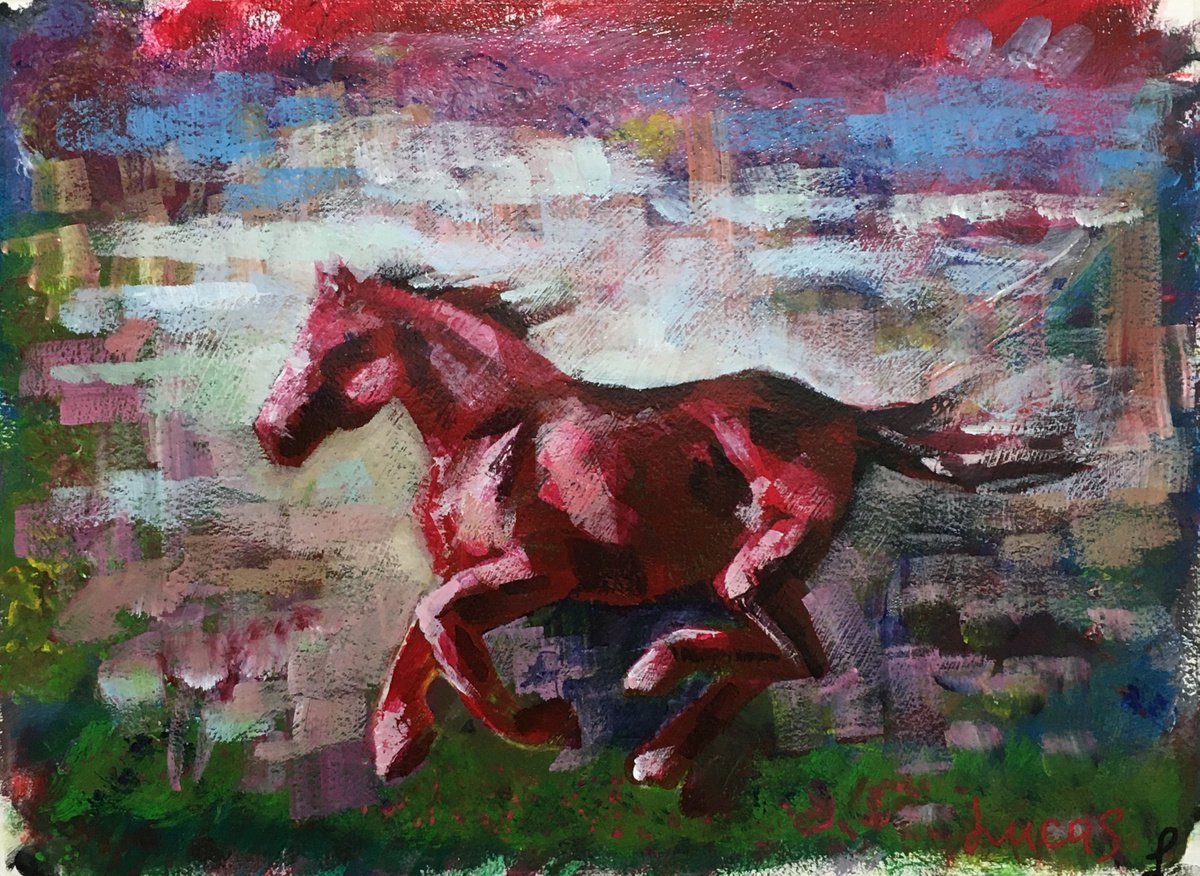The feelings horse by Yuriy Ivashkevych