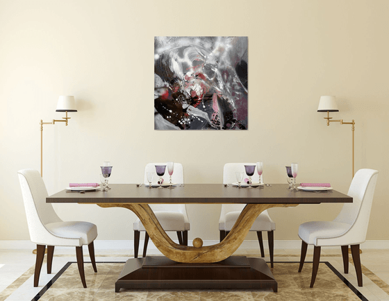 Large Unique Abstract Painting Chopin Music By Kloska
