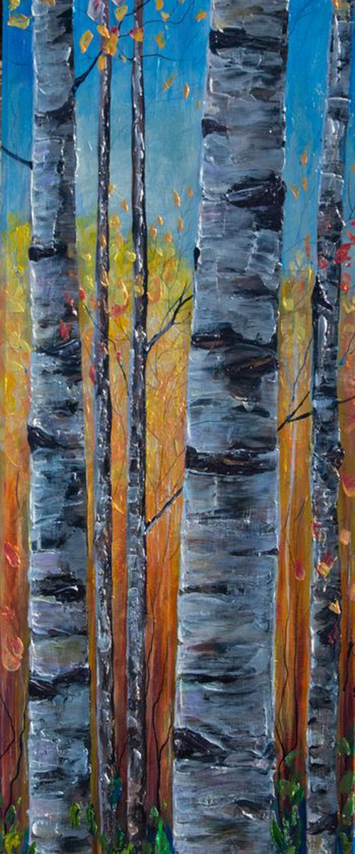 Colorado Aspen 1 by Lena Owens at OLena Art