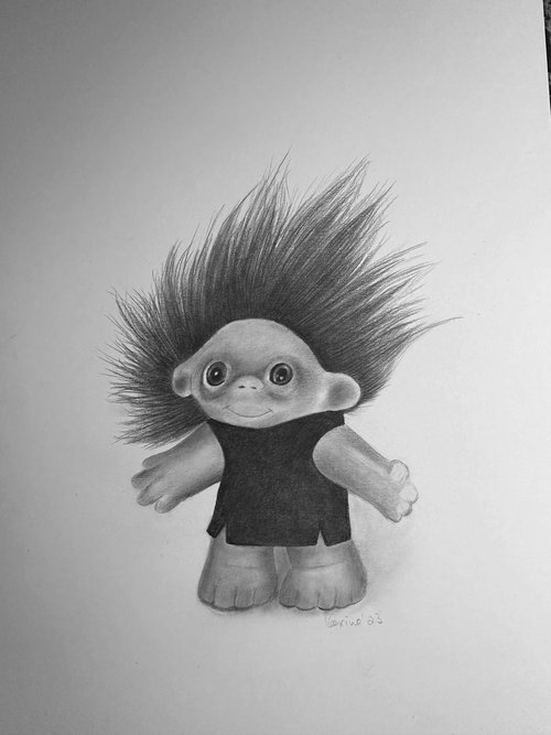 Girl toy troll by Maxine Taylor
