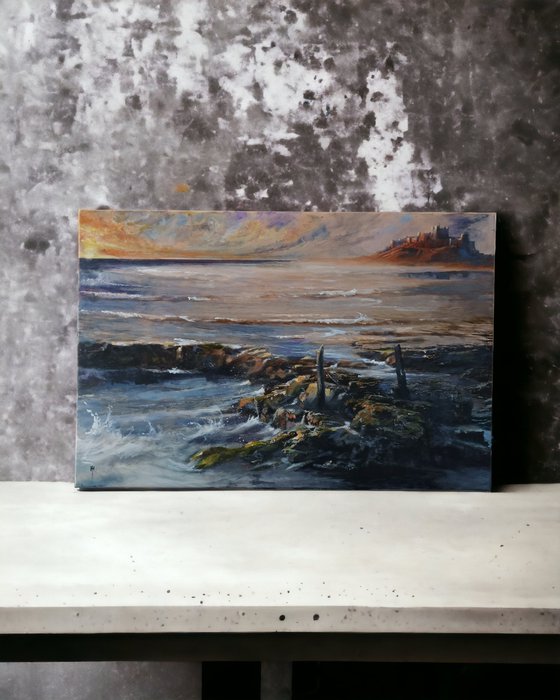 "Return of the tide Bamburgh"