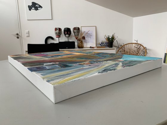 A Child and a Dog in the Big City