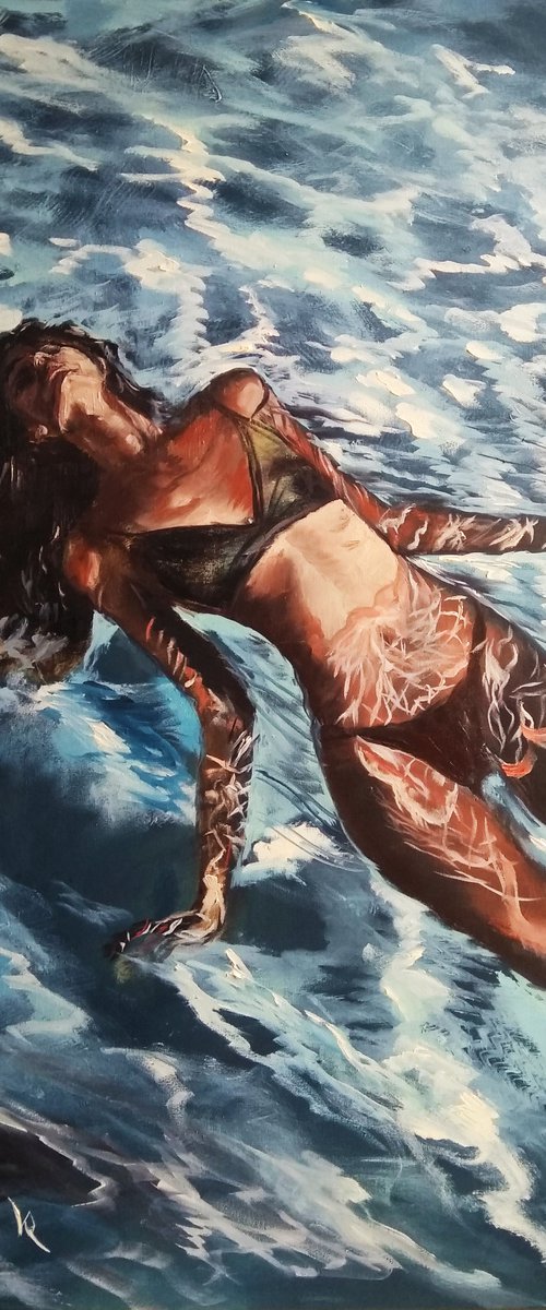 Flying in the Water by Valeriia Radziievska