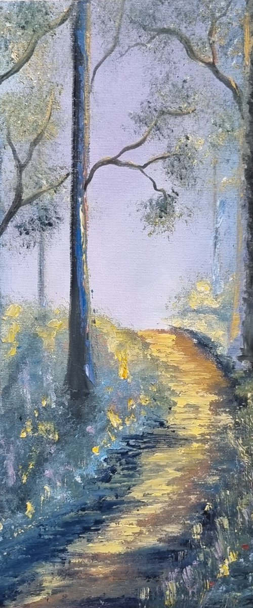Warm Summer Forest by Hayley Huckson