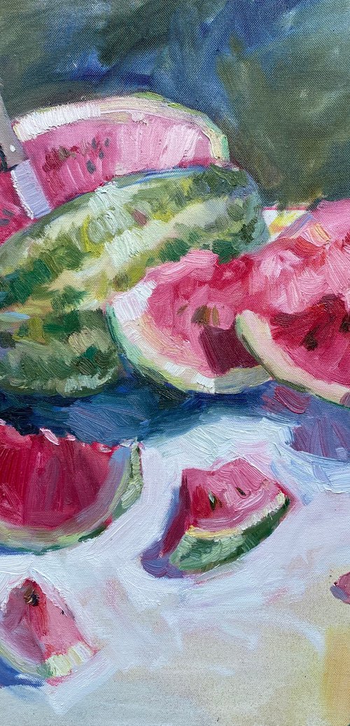 Watermelon branch by Nataliia Nosyk