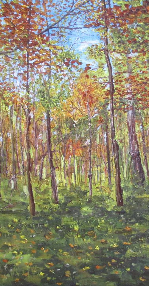 Green autumn by Olga Knezevic