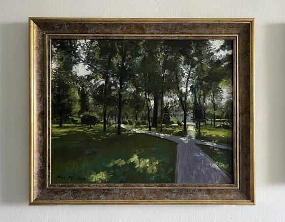 In the summer park