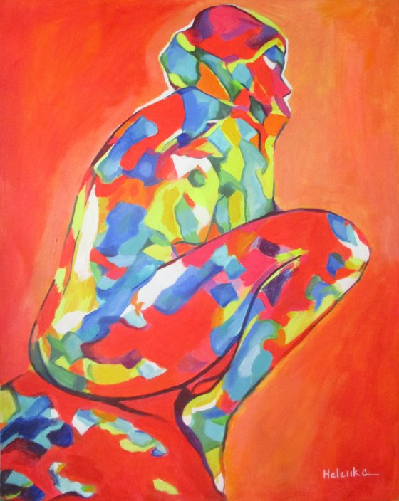 Seated Pensive Figure