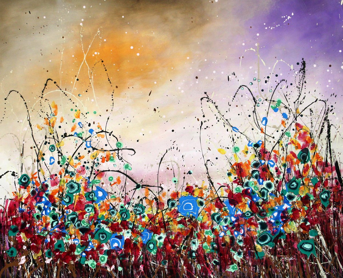 E Festa Sia By Cecilia Frigati, 50 X 43, Artwork For Sale On Artfinder