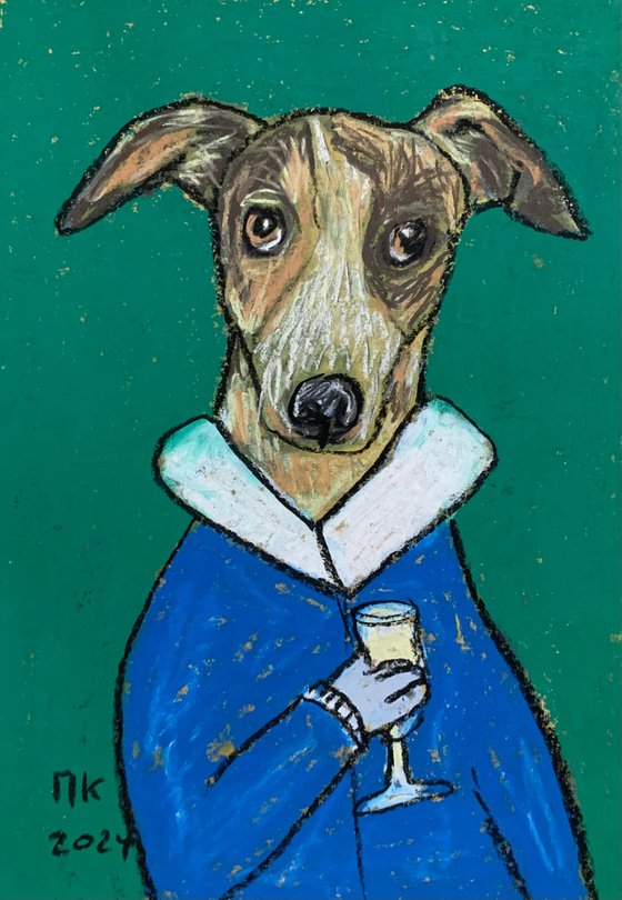Drinking dog #126