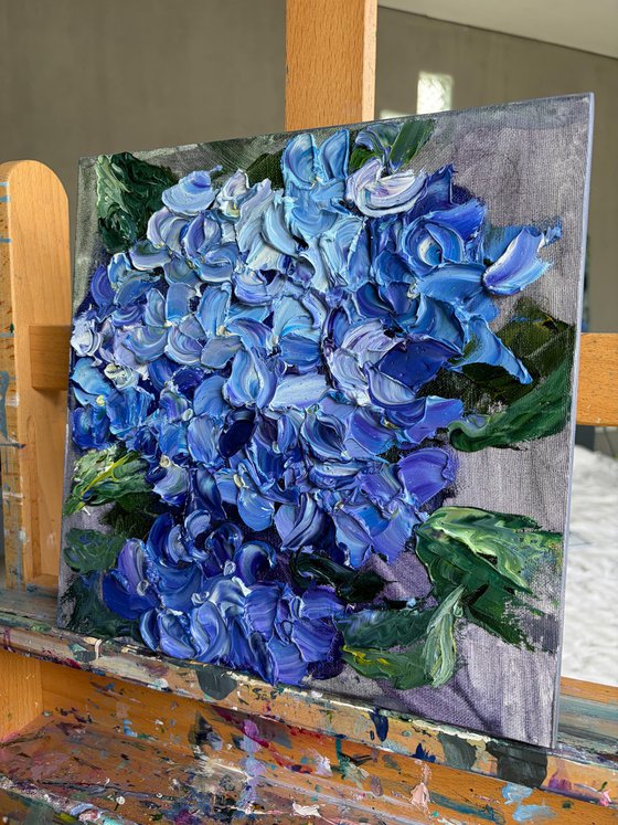 Mountain Hydrangea — Small Blue Floral