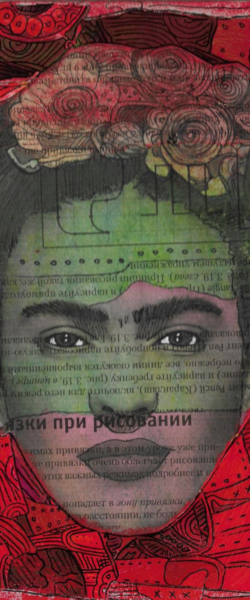 Portrait of Frida Kahlo #72 by Pavel Kuragin