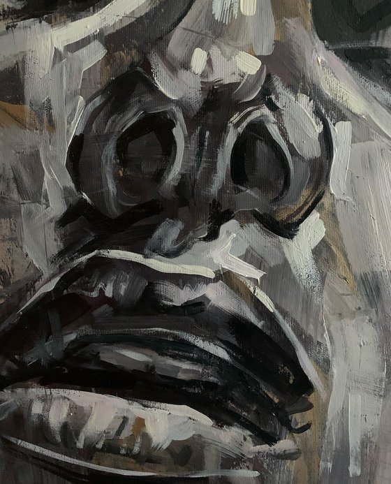 Large male portrait of Manurios